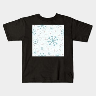 Winter Snowflakes Kids T-Shirt